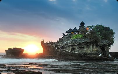 Strange Castle Located Near The Coast Of Indonesia