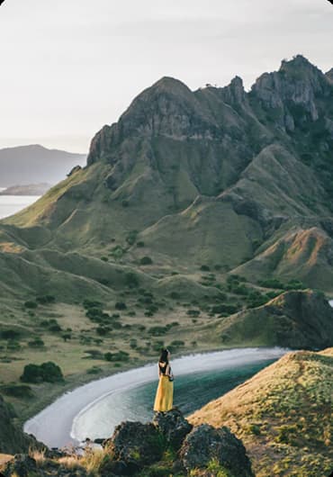 Mountain Range Located In North of Indonesia
